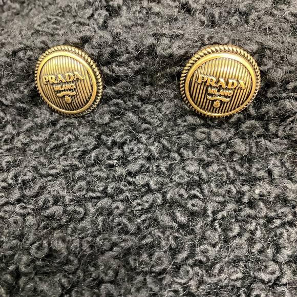 PRADA BLACK 2023 WOOL AND MOHAIR KNIT SWEATER AND MINI SKIRT TWO-PIECE SET - Picture 7 of 10